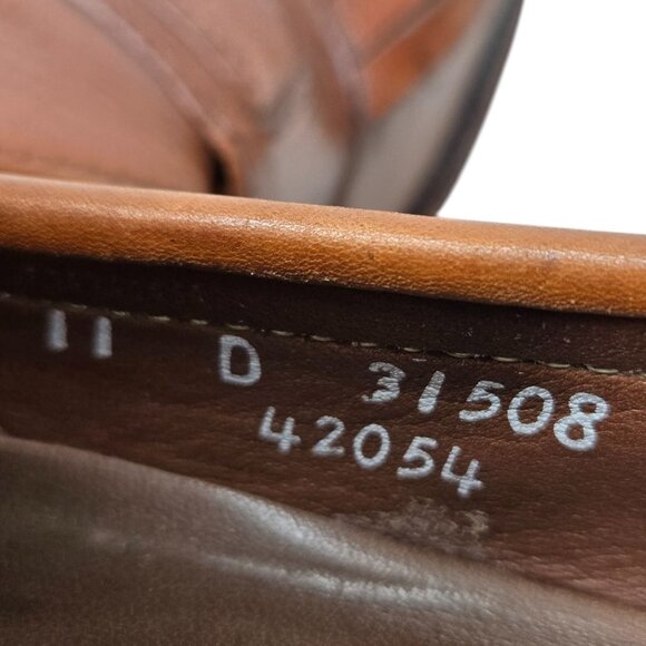 Allen Edmonds Springvale Brown Leather Kiltie Slip On Men\'s Dressy Office 11D main image 6